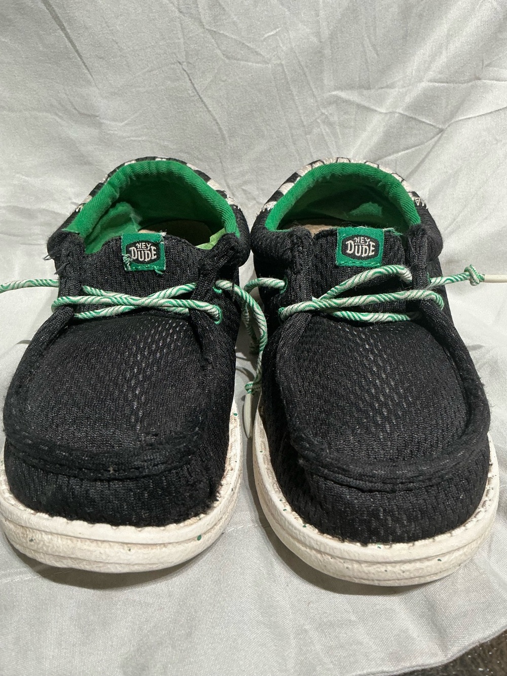 C13 Hey Dude boys Wally Funky soccer sporty casual slip on mesh everyday